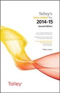 Cover: Tolley's Value Added Tax 2014 (Second edition only) - Tolley