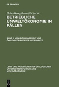 Cover: Umweltmanagement und &ouml;kologieorientierte Instrumente - De Gruyter Oldenbourg