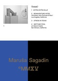 Cover: Marus?a Sagadin - Verlag f. mod. Kunst