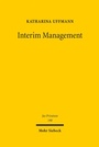Cover: Interim Management - Mohr Siebeck
