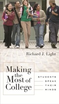 Cover: Making the Most of College - Harvard University Press