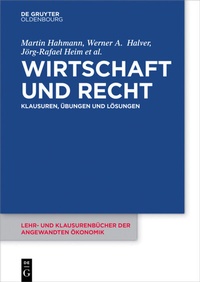 Abbildung von: Wirtschaft und Recht - De Gruyter Oldenbourg