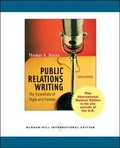 Cover: Public Relations Writing: The Essentials of Style and Format (NAI) - McGraw-Hill Professional