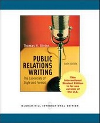 Enlarge image Cover: Public Relations Writing: The Essentials of Style and Format (NAI) - McGraw-Hill Professional