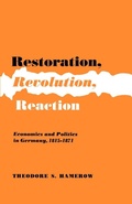 Cover: Restoration, Revolution, Reaction - Princeton University Press