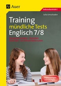 Cover: Training m&uuml;ndliche Tests Englisch 7-8 - Auer Verlag in der AAP Lehrerwelt GmbH