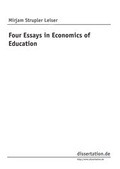 Cover: Four Essays in Economics of Education - Winter Industries