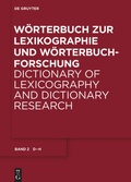 Cover: D - H - De Gruyter