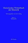 Cover: Historisches Wörterbuch der Rhetorik / Bibliographie - De Gruyter