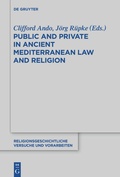 Cover: Public and Private in Ancient Mediterranean Law and Religion - De Gruyter