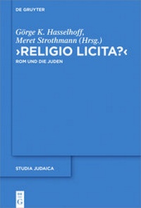 Enlarge image Cover: "Religio licita?" - De Gruyter