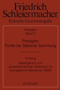 Cover: Predigten. F&uuml;nfte bis Siebente Sammlung (1826-1833) - De Gruyter