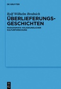 Cover: &Uuml;berlieferungsgeschichten - De Gruyter