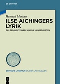 Cover: Ilse Aichingers Lyrik - De Gruyter