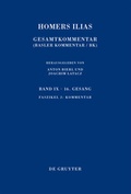 Cover: Homerus: Homers Ilias. Sechzehnter Gesang / Kommentar - De Gruyter