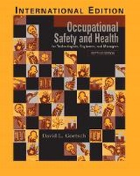 Enlarge image Cover: Occupational Safety and Health for Technologists, Engineers, and Managers - Pearson