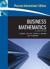 Abbildung von: Business Mathematics - Pearson