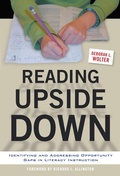 Cover: Reading Upside Down - Teachers' College Press