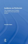 Cover: Audience as Performer - Routledge