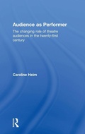 Cover: Audience as Performer - Routledge