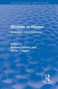 Cover: Studies in Hausa - Routledge