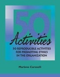Cover: 50 Reproducible Activities for Promoting Ethics Within the Organization - Human Resource Development Press