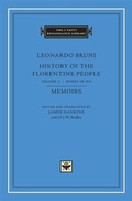 Cover: History of the Florentine People: Volume 3 - Harvard University Press