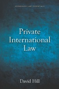 Bild: Private International Law - Edinburgh University Press