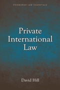 Bild: Private International Law - Edinburgh University Press