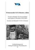 Cover: Firmenarchiv B. H. Beumer, Ahlen - Ardey-Verlag