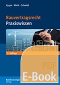 Cover: Bauvertragsrecht (E-Book) - Reguvis Fachmedien