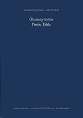 Cover: Glossary to the Poetic Edda - Universit&auml;tsverlag Winter