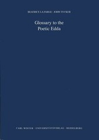 Abbildung von: Glossary to the Poetic Edda - Universitätsverlag Winter