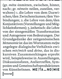 Abbildung von: METANOMIE - transcript