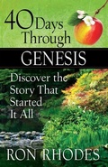 Cover: 40 Days Through Genesis - Harvest House Publishers