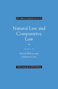 Cover: Natural Law and Comparative Law - Wildy, Simmonds and Hill Publishing