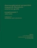 Cover: Thermophysical Properties Research Literature Retrieval Guide - Springer