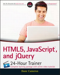 Abbildung von: HTML5, JavaScript, and jQuery 24-Hour Trainer - Wrox