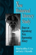 Cover: New Historical Literary Study - Princeton University Press