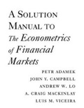 Cover: The Econometrics of Financial Markets - Princeton University Press