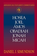 Cover: Hosea, Joel, Amos, Obadiah, Jonah, Micah - Abingdon Press