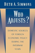 Cover: Who Adjusts? - Princeton University Press