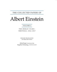 Enlarge image Cover: The Collected Papers of Albert Einstein, Volume 6 (English) - Princeton University Press