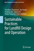 Cover: Sustainable Practices for Landfill Design and Operation - Springer