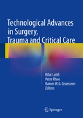 Cover: Technological Advances in Surgery, Trauma and Critical Care - Springer