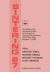 Enlarge image Cover: Sintering 87 - Springer