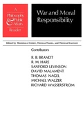 Cover: War and Moral Responsibility - Princeton University Press