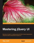 Cover: Mastering jQuery UI - Packt Publishing