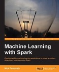Cover: Machine Learning with Spark - Packt Publishing