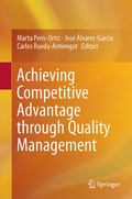 Cover: Achieving Competitive Advantage through Quality Management - Springer